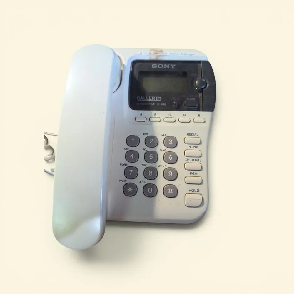 Sony IT-ID70 Caller ID Multi-Function Phone LCD Display. FREE SHIPPING.